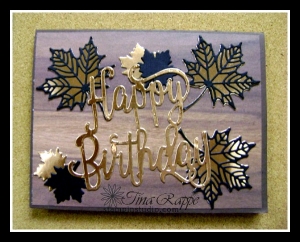 Happy Birthday With Seasonal Layers Thinlits Stampin Studio