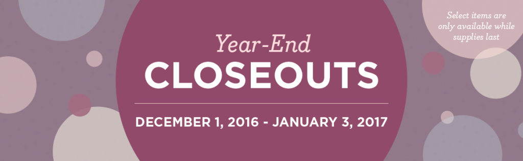 Year End Closeout Sale