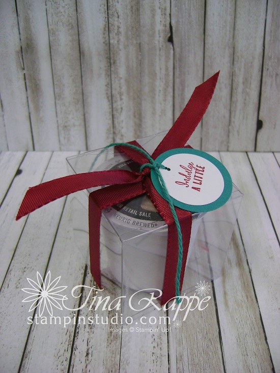 Stampin' up! K-Cup packaging, Stampin' Studio