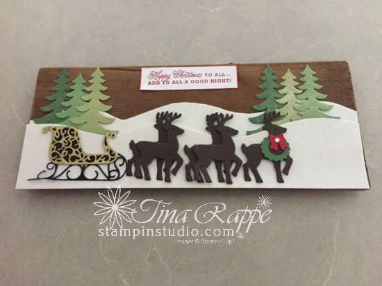 Stampin' Up! Santa's Sleigh Thinlits, Stampin' Studio