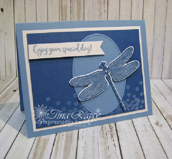 Stampin' Up! Dragon Fly Dreams Stamp Set, Detailed Dragonfly Thinlits Dies, Stampin' Studio