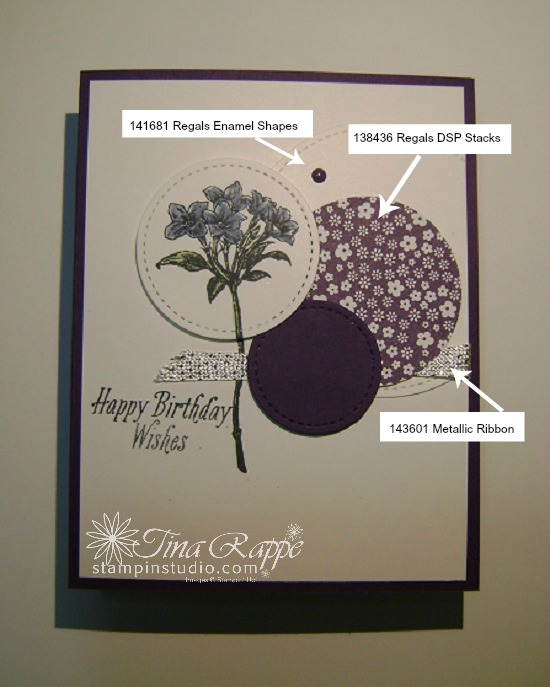 Stampin' Up! Avant Garden stamp set, Sale-a-bration 2017, Metallic Ribbon Combo Pack, Stampin' Studio