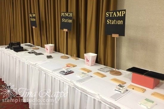 Stampin' Sisters Retreat, "Play stations",  Stampin' Studio