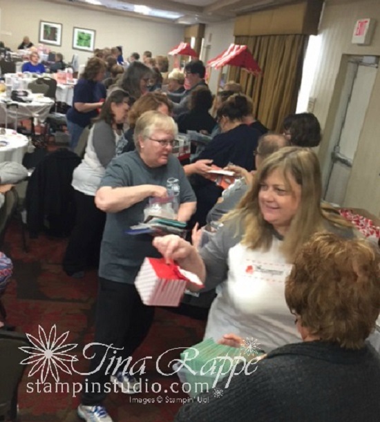 Stampin' Sisters Retreat, Card Swapping,  Stampin' Studio