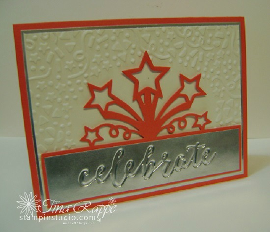 Stampin' Up! Star Blast Edgelits Dies, Celebration Duo Embossing Folders, Stampin' Studio