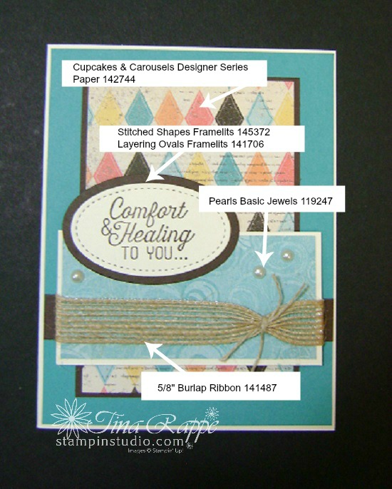 Stampin' Up! Flourishing Phrases stamp set, Get Well Card, Stampin' Up!