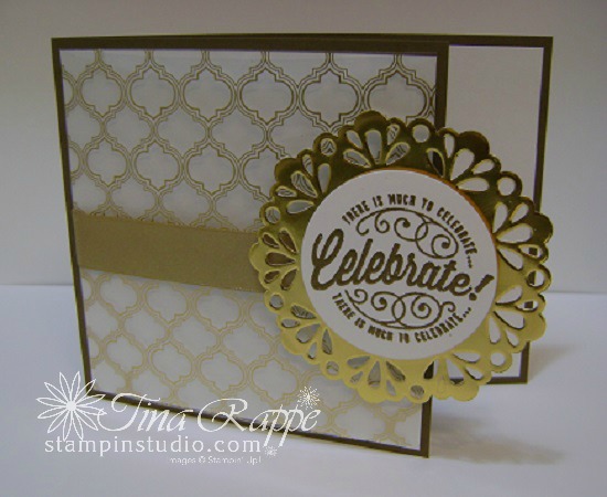 Stampin' Up! Here's to Cheers stamp set, Fabulous Foil Designer Acetate, Stampin' Studio