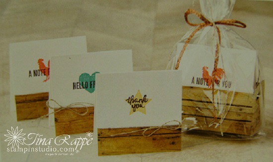 Stampin' Up! Wood Words stamp set, Wood Crate Framelits, Wood Words Bundle, Wood Textures SuiteStampin' Studio