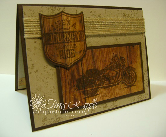 Stampin' Up! One Wild Ride stamp set, Wood Texture Designer Series Paper Stack, Stampin' Studio