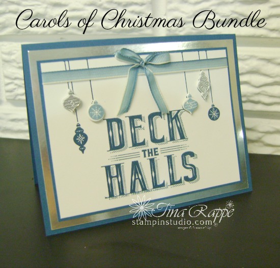 Stampin' Up! Carols of Christmas Bundle, Card Front Builder Thinlits, Stampin' Studio