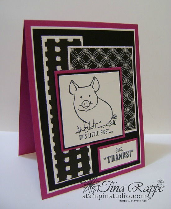 Stampin' Up! This Little Piggy stamp set, Stampin' Studio