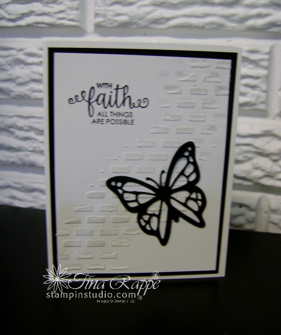 Stampin' Up! Ribbon of Courage stamp set, Move Me Thinlits, Embossing Paste, Stampin' Studio