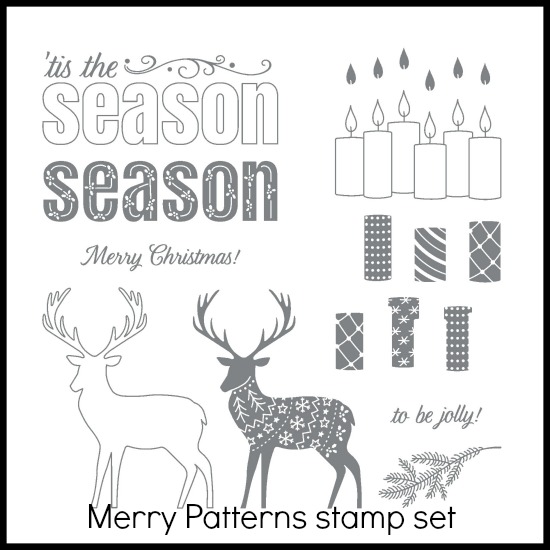 Stampin' Up! Merry Patterns stamp set, Stampin' Studio