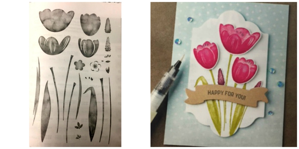 Stampin' Up! Tranquil Tulips stamp set, Stampin' Studio