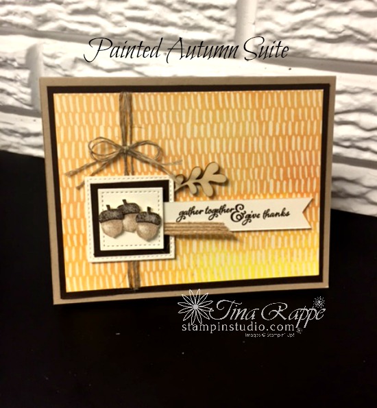 Stampin' Up! Painted Harvest stamp set, Painted Autumn DSP, Stampin' Studio