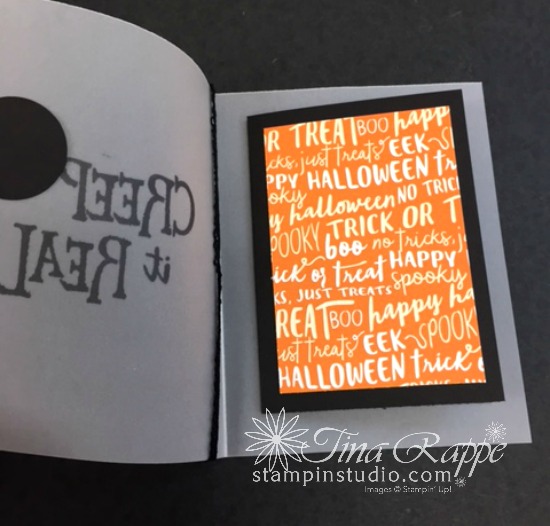 Stampin' Up! Creep it real stamp set, Halloween card, Stampin' Studio