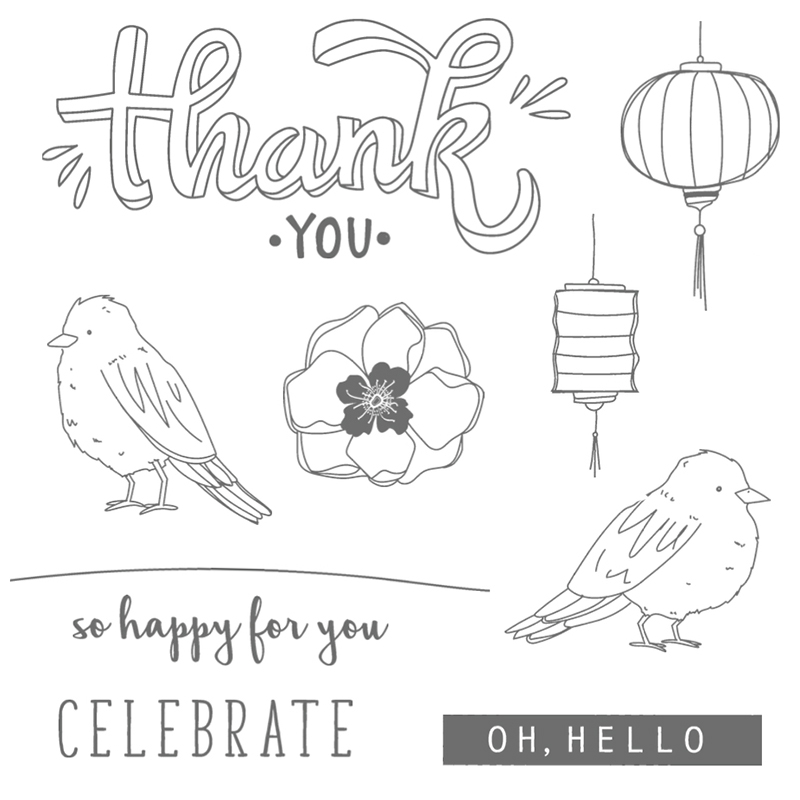 Stampin' Up! Color Me Happy stamp set, Stampin' Studio