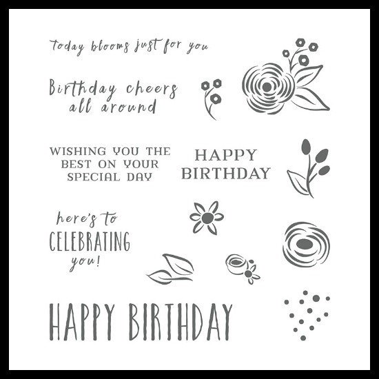 Stampin' Up!, Perennial Birthday stamp set, Stampin' Studio