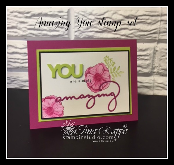 Stampin' Up!, Amazing You stamp set, Stampin' Studio