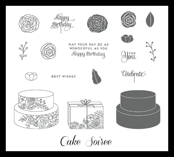 Stampin' Up!, Cake Soiree stamp set, Stampin' Studio