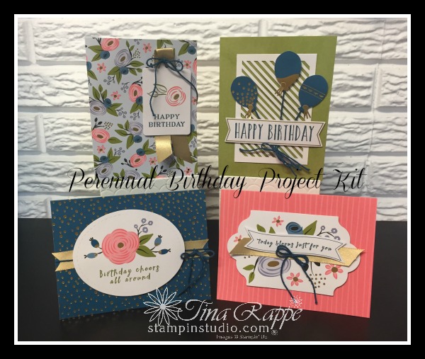 Stampin' Up! Perennial Birthday Project Kit, Perennial Birthday stamp set, Stampin' Studio