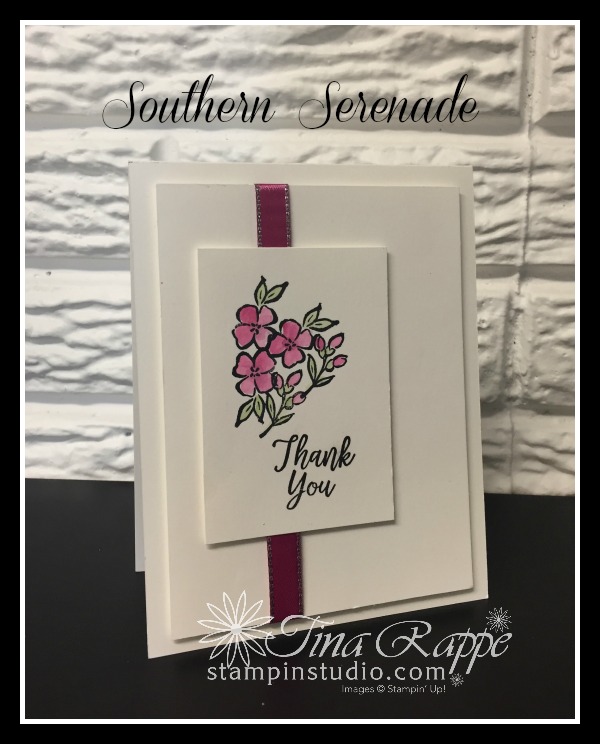 Stampin' Up! Southern Serenade stamp set, Stampin' Studio