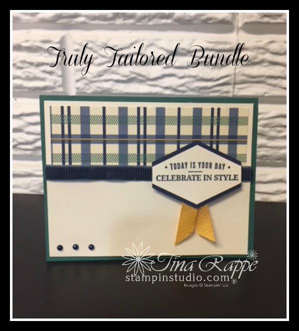 Stampin' Up!, Truly Tailored stamp set, Tailored Tag Punch, Stampin' Studio