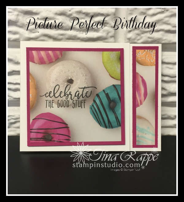 Stampin' Up! Picture Perfect Birthday stamp set, Picture Perfect Party DSP, Stampin' Studio