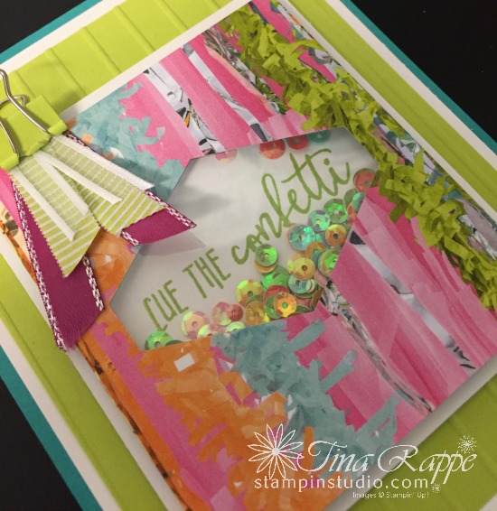 Stampin' Up! Picture Perfect Birthday Shaker Card, Stampin' Studio