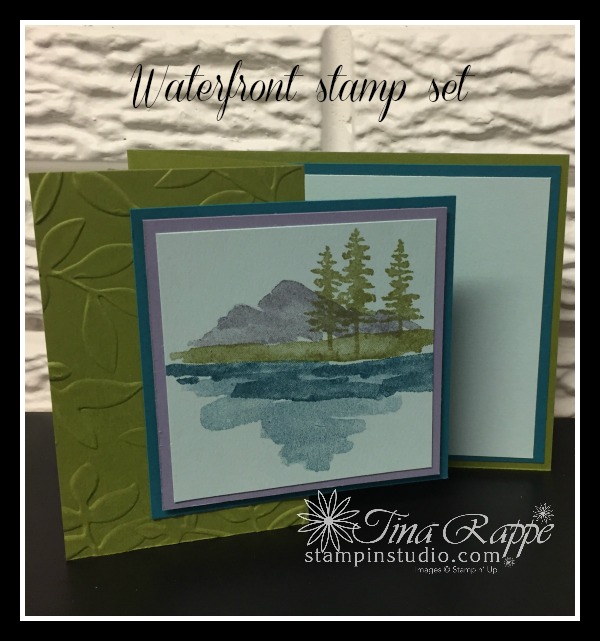 Stampin' Up! Waterfront stamp set, Stampin' Studio