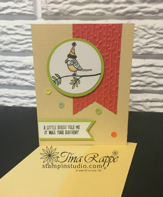 Stampin' Up!, Bird Banter stamp set, Stampin' Sister's Retreat 2018, Stampin' Studio