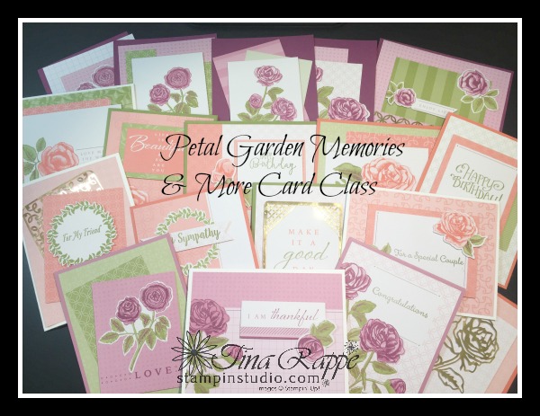 Stampin' Up! Petal Garden Memories & More Card Pack, Stampin' Studio