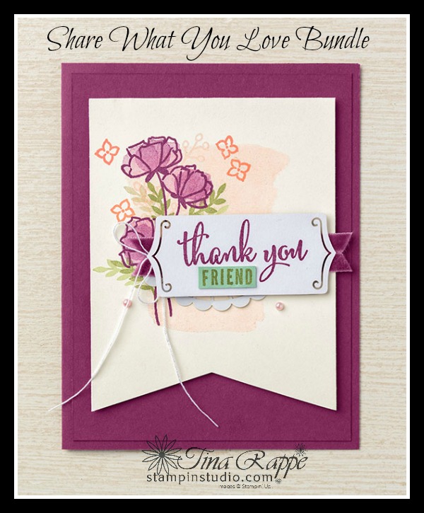 Stampin' Up! A Little More Please Bundle, Share What You Love Suite, Stampin' Studio