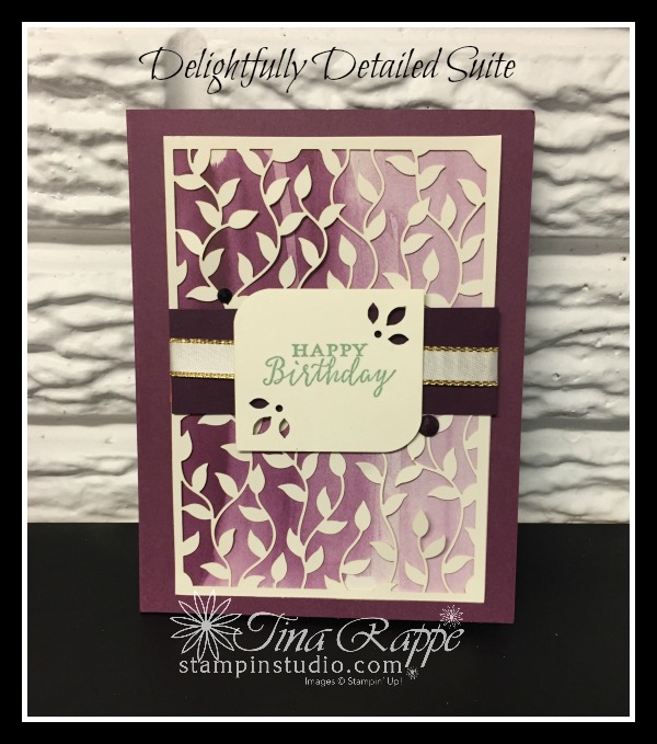 Stampin' Up! delightfully Detailed Suite, Stampin' Studio