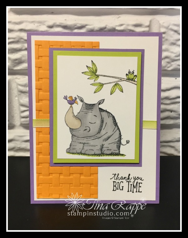 Stampin' Up! Animal outing stamp set, Stampin' Studio