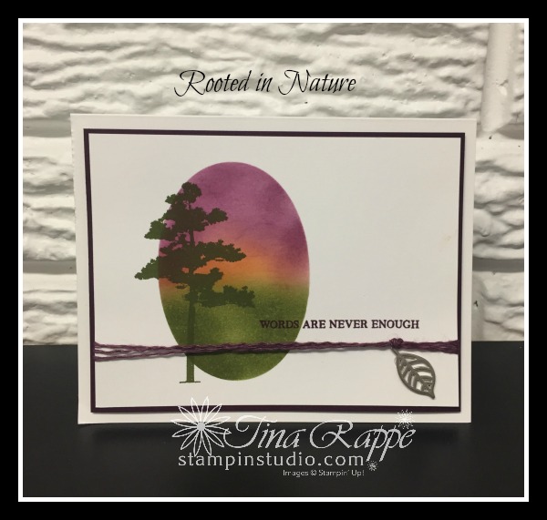 Stampin' Up! Rooted in Nature stamp set, Stampin' Studio