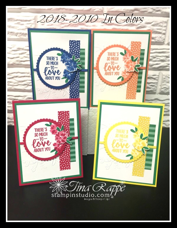 Stampin' Up! 2018-2019 In Colors, Abstract Impressions stamp set, Stampin' Studio