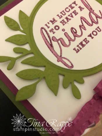 Stampin' Up! Foliage Frame Framelits, Big Shot Embossing Mats, Stampin' Studio