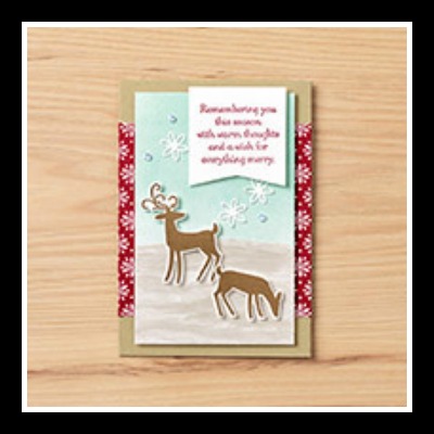 Stampin' Up!Dashing Deer stamp set,  Dashing Along Promotion, Stampin' Studio