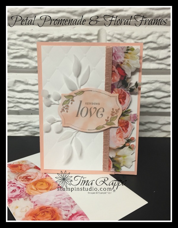 Stampin' Up! Floral Frames stamp set, Petal Promenade DSP, Stampin' Studio