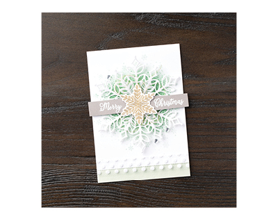 Stampin' Up! Snow is Glistening stamp set, Snowfall Thinlits, Stampin' Studio