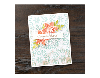 Stampin' Up! Happiness Surrounds stamp set, Snowfall Thinlits, Stampin' Studio