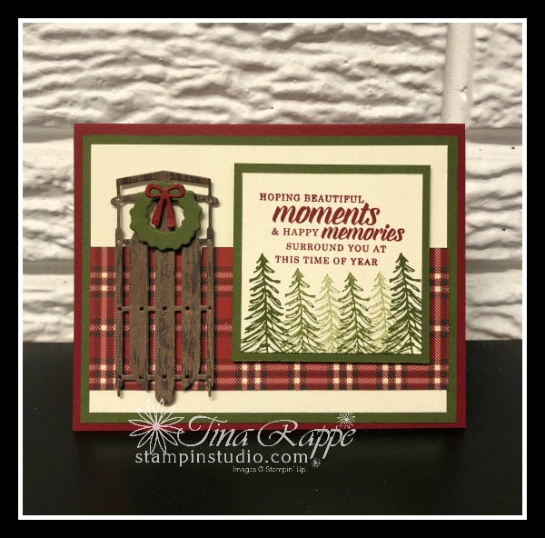 Stampin' Up! Alpine Sports Thinlits, Timeless Tidings stamp set, Stampin' Studio