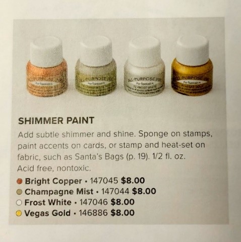 Stampin' Up! Shimmer Paint, Stampin' Studio