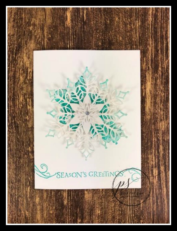 Stampin' Up! Snow is Glistening stamp set, Snowfall Thinlits, Stampin' Studio