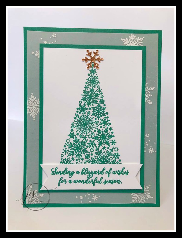 Stampin' Up! Snow is Glistening stamp set, Snowfall Thinlits, Stampin' Studio