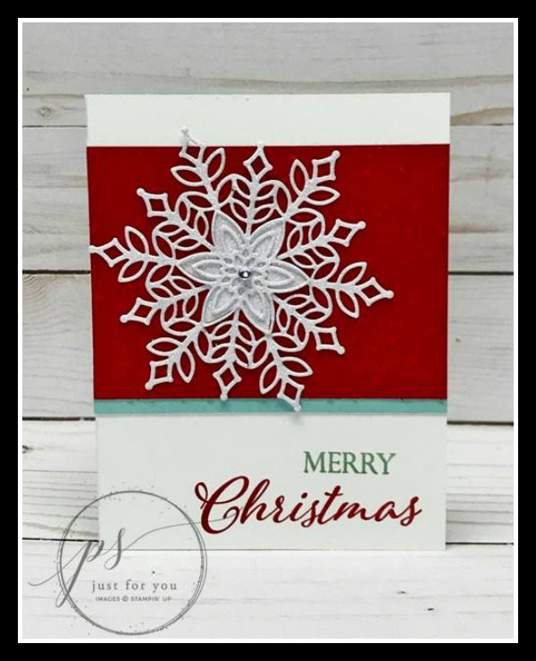 Stampin' Up! Snow is Glistening stamp set, Snowfall Thinlits, Stampin' Studio