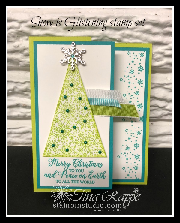 Stampin' Up! Snow is Glistening stamp set, Snowflake Trinkets, Stampin' Studio