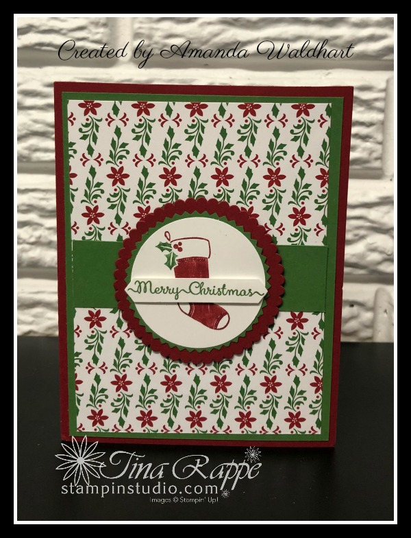 Stampin' UP! Hung With Care hostess stamp set, Stampin' Studio