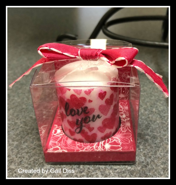 Stampin' Up! All My Love Suite, Valentine's Candle,, Stampin' Studio